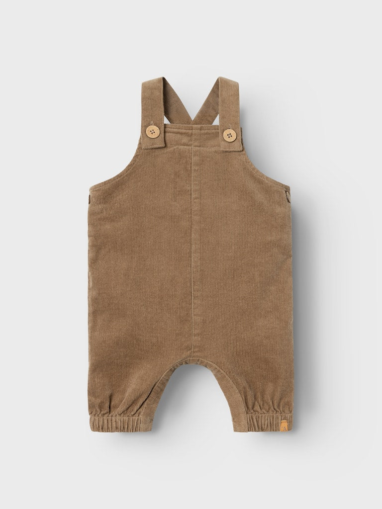 Lil' Atelier Baby Obert overall Sepia Tint