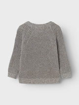 Lil' Atelier Mini Noro trui Sky Gray