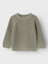 Lil' Atelier Mini Olfert trui Seagrass