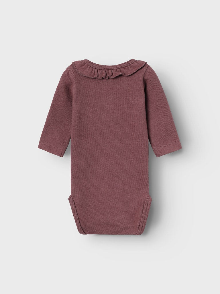 Lil' Atelier Baby Thoro Hou romper Rose Brown