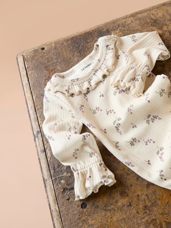 Lil' Atelier Baby Gio Bia romper Birch Berries