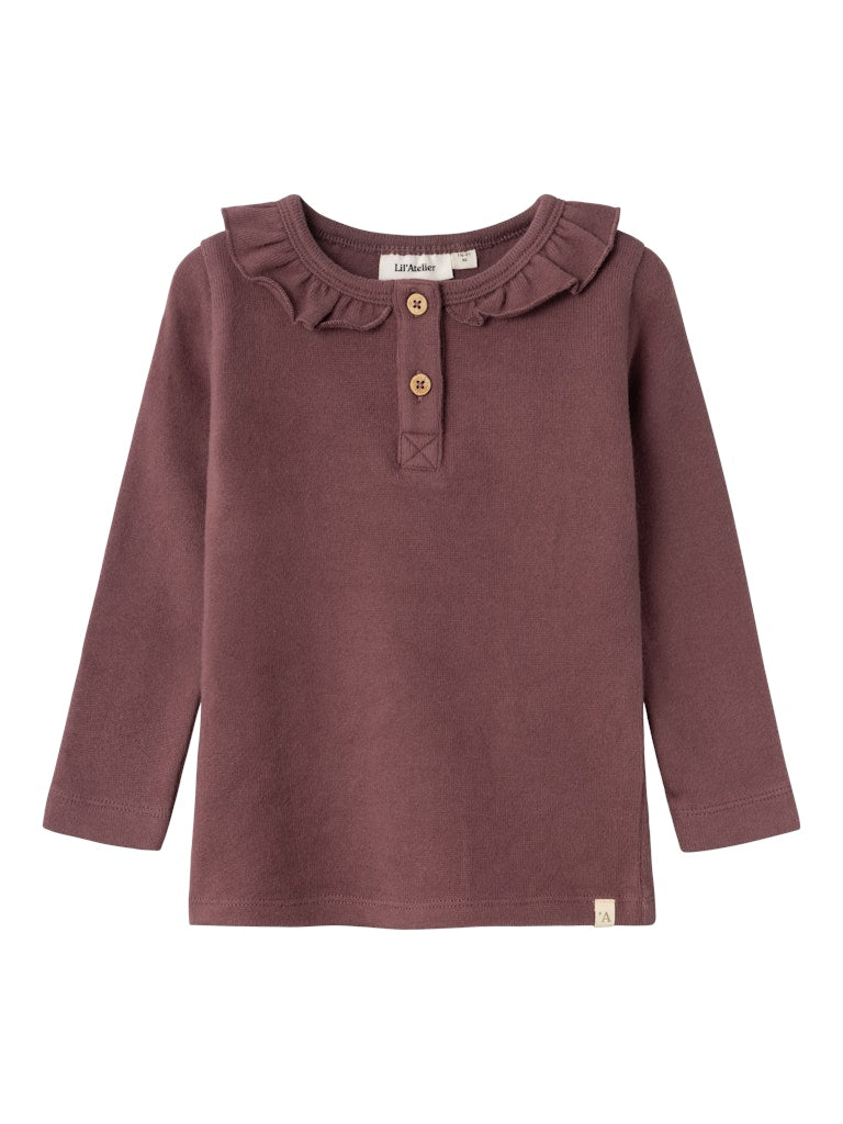 Lil' Atelier Mini Thoro Hou shirt Rose Brown