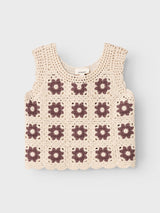 Lil' Atelier Mini Olino loose knit Birch