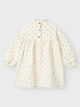 Lil' Atelier Mini Raisa jurk Turtledove