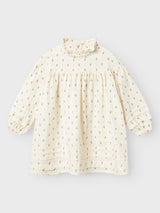 Lil' Atelier Mini Raisa jurk Turtledove