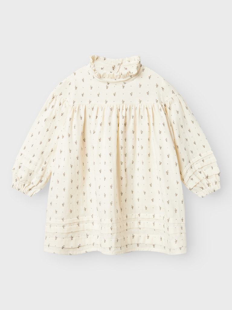 Lil' Atelier Mini Raisa jurk Turtledove