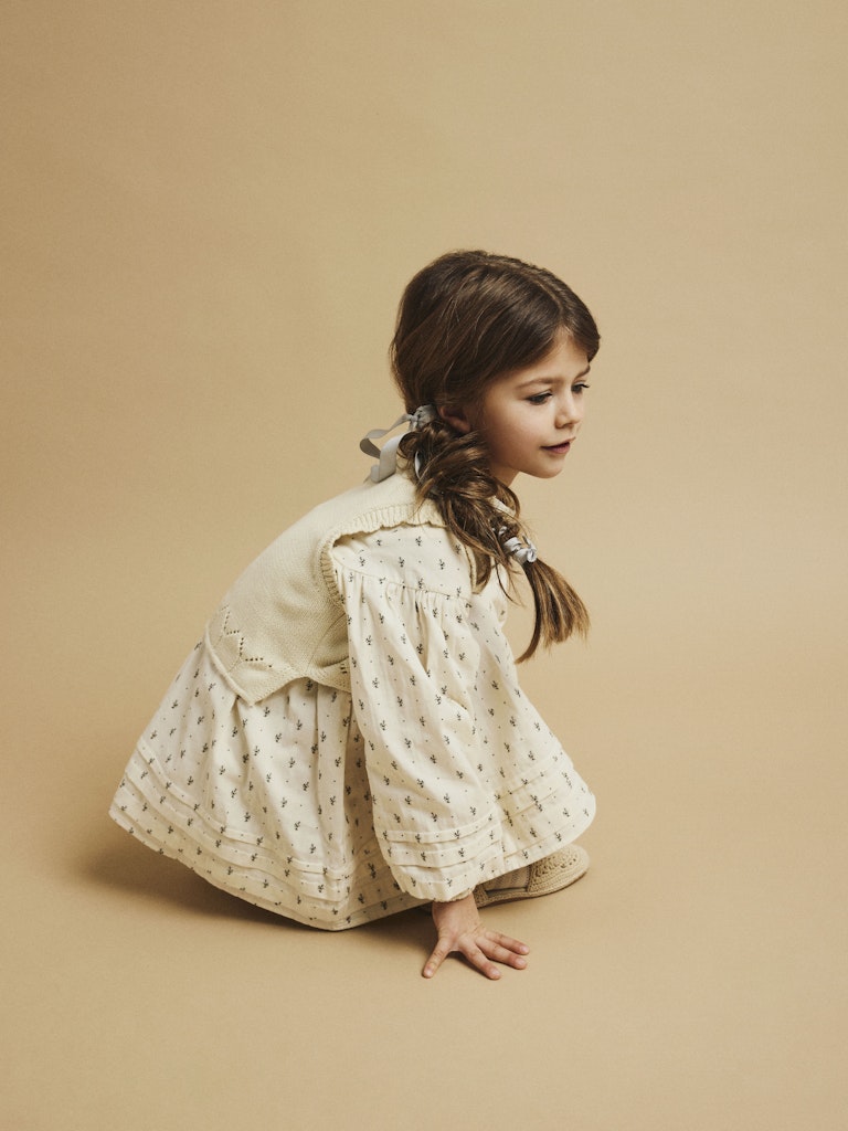 Lil' Atelier Mini Raisa jurk Turtledove