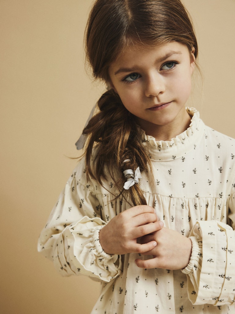 Lil' Atelier Mini Raisa jurk Turtledove