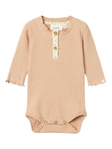 Lil' Atelier Baby Rea romper Rugby Tan