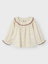 Lil' Atelier Mini Rasia blouse Turtledove