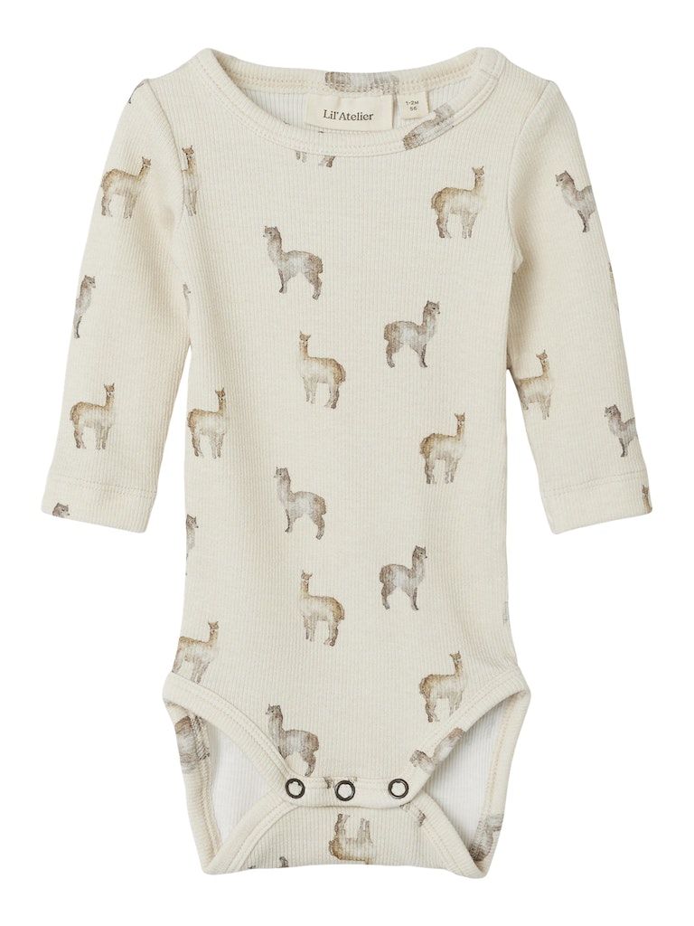 Lil' Atelier Baby Gavo Kin romper Birch