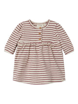 Lil' Atelier Baby Thoro jurk Birch Rose Brown