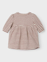 Lil' Atelier Baby Thoro jurk Birch Rose Brown