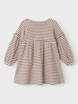 Lil' Atelier Mini Thoro jurk Birch Rose Brown