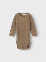 Lil' Atelier Baby Omilo romper Sepia Tint