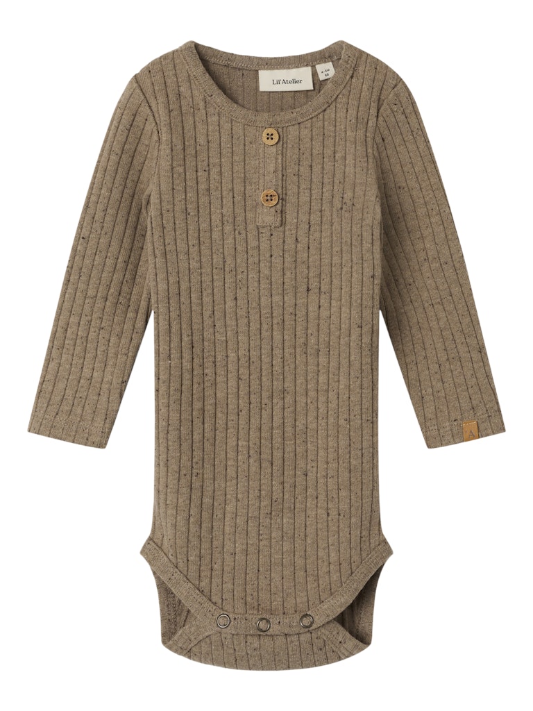 Lil' Atelier Baby Omilo romper Sepia Tint