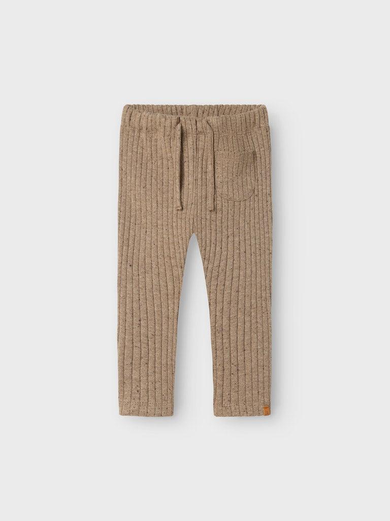 Lil' Atelier Baby Omilo broek Sepia Tint