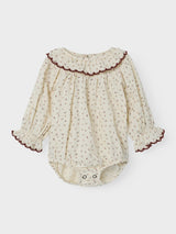 Lil' Atelier Baby Rasia blouseromper Turtledove