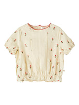 Lil' Atelier Mini blouse Halma turtledove