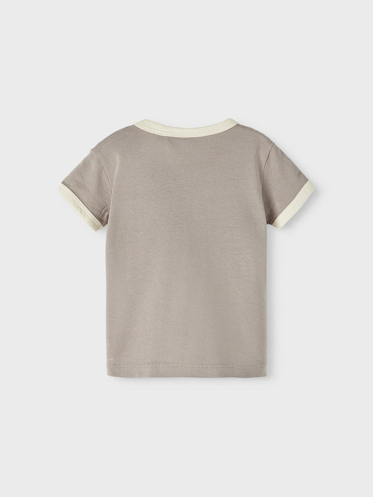 Lil' Atelier Baby T-shirt Hali frost gray