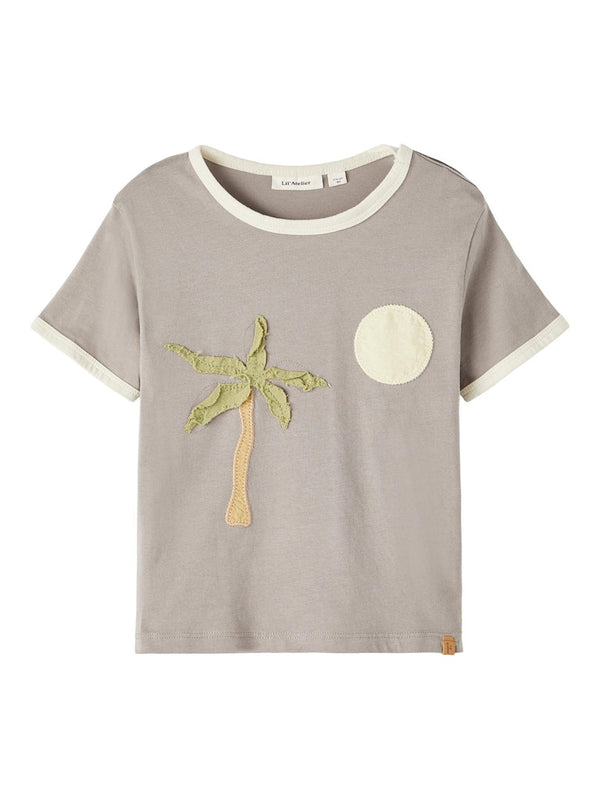 Lil' Atelier Mini T-shirt Hali frost gray