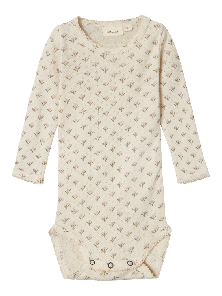 Lil' Atelier baby Rachello Doa romper Turtledove