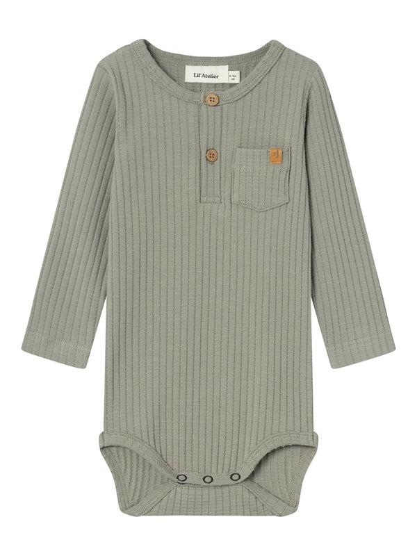 Lil' Atelier baby Dimo romper Dried Sage