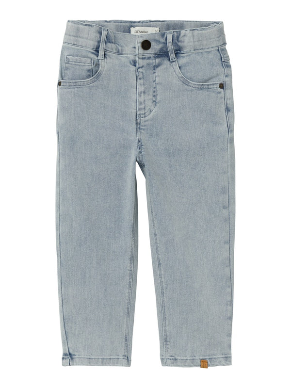 Lil' Atelier mini Ben tapered jeans Light Blue Denim