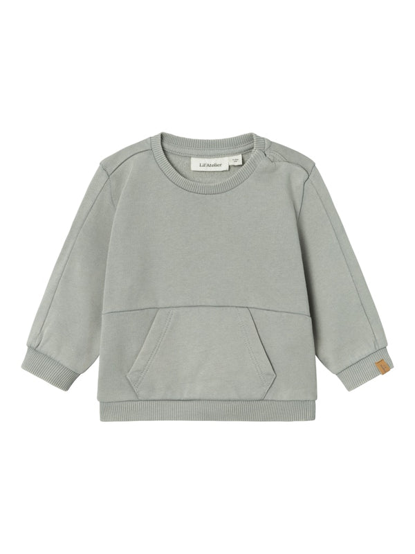 Lil' Atelier Baby Nalf Folo sweater Limestone