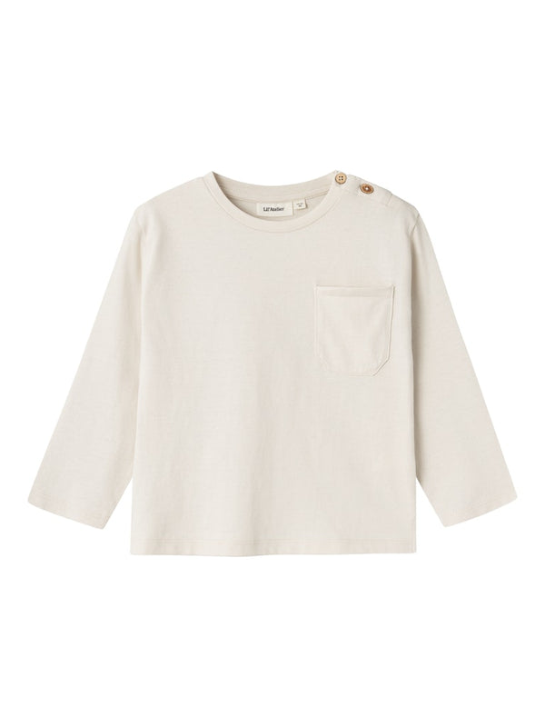 Lil' Atelier mini Dolan longsleeve shirt Turtledove
