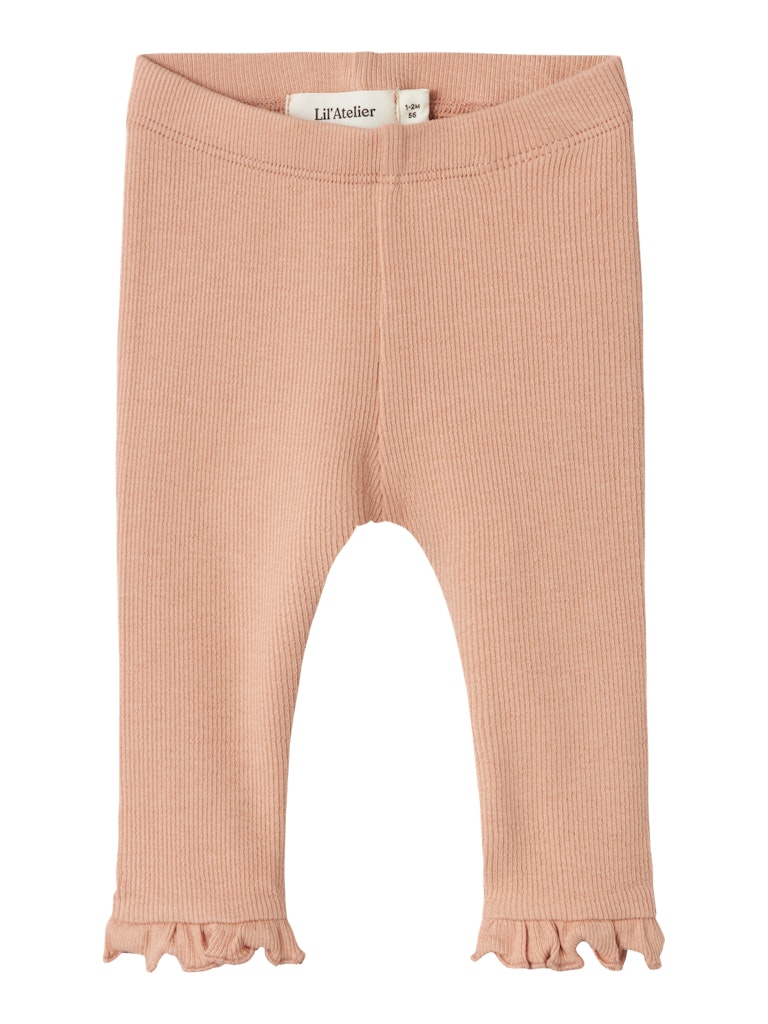 Lil' Atelier Baby Gago Dia legging Mahogany Rose