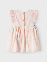 Lil' Atelier Baby Dalila jurk Peach Whip