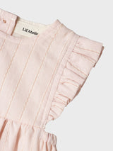 Lil' Atelier Baby Dalila jurk Peach Whip