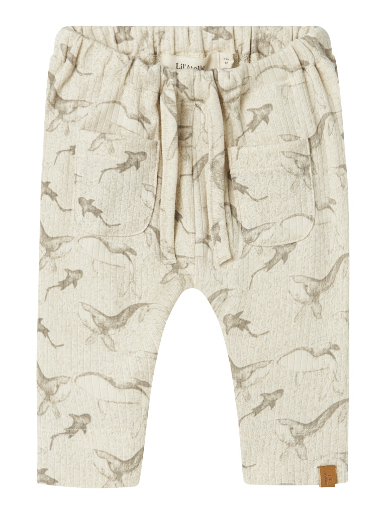 Lil' Atelier Baby Gio Bop broek Turtledove