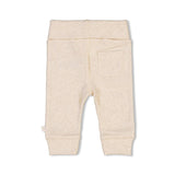 Feetje Broek rib Offwhite melange - The Magic is in You