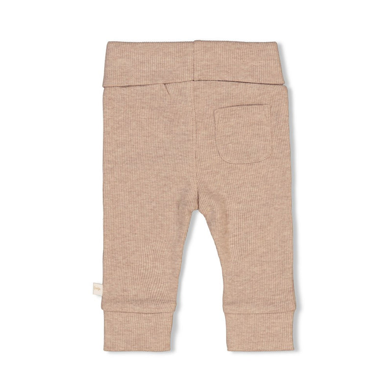 Feetje Broek rib Taupe melange - The Magic is in You