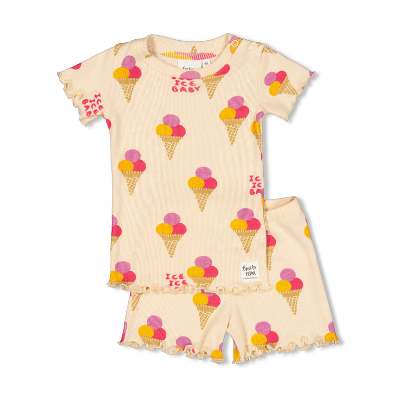 Feetje Shortama Isa Icecream - Premium Summerwear