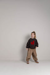 Jenest Pippa sweater dark brown melange