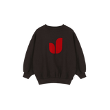 Jenest Pippa sweater dark brown melange