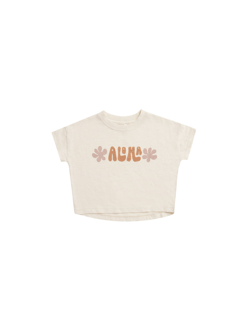 Rylee + Cru boxy tee aloha