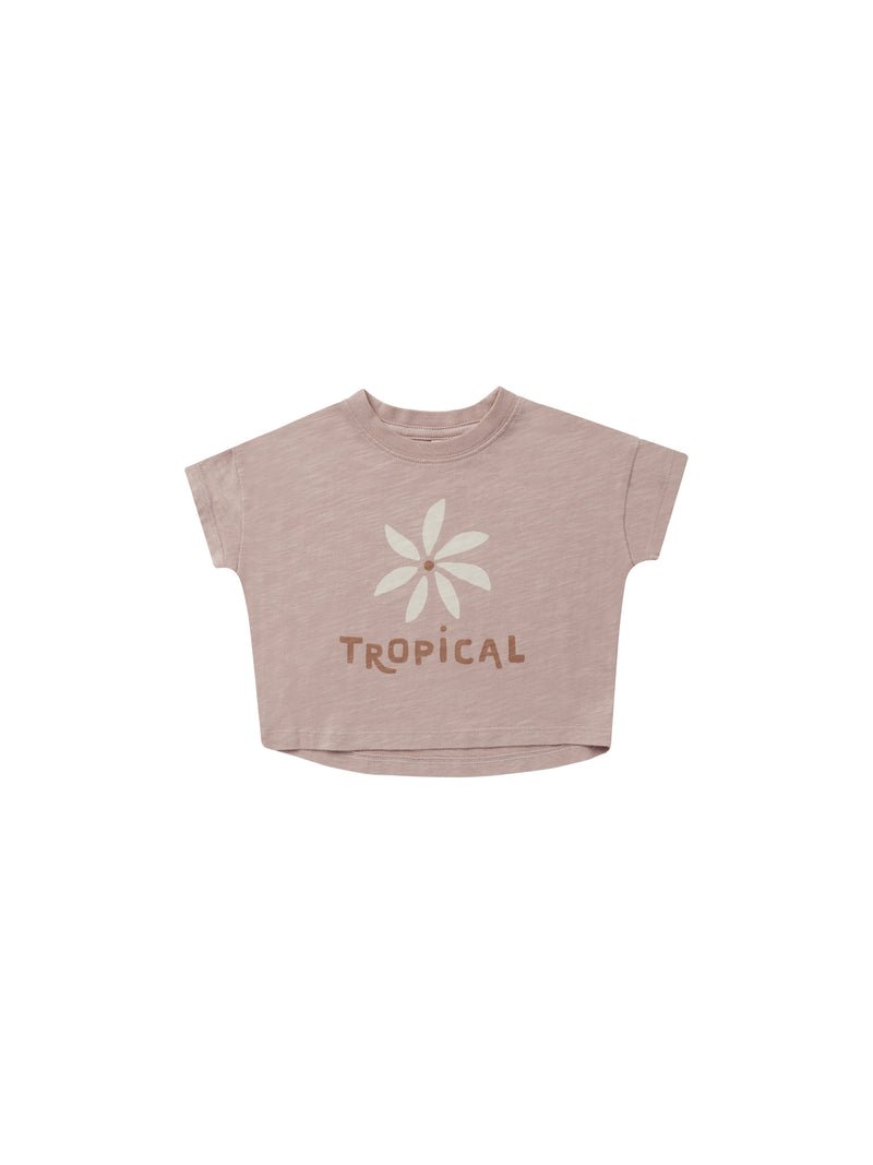 Rylee + Cru boxy tee tropical