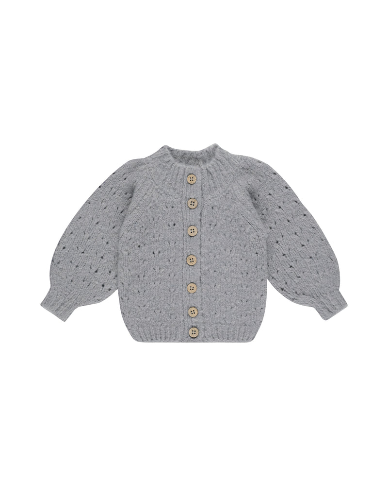 Rylee + Cru Tulip Cardigan Dusty Blue