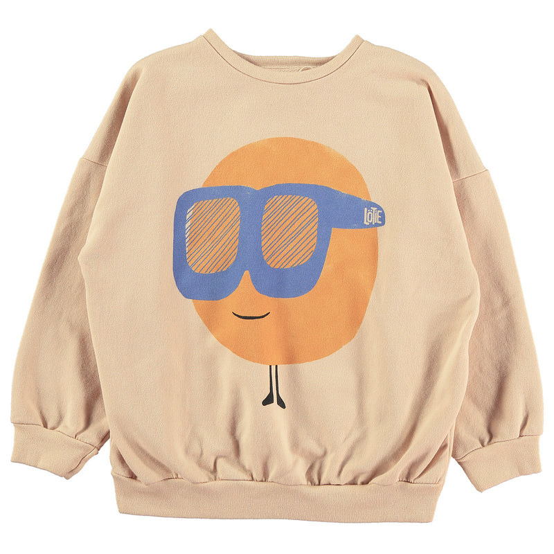 Lötiekids sweater latte sun&glasses