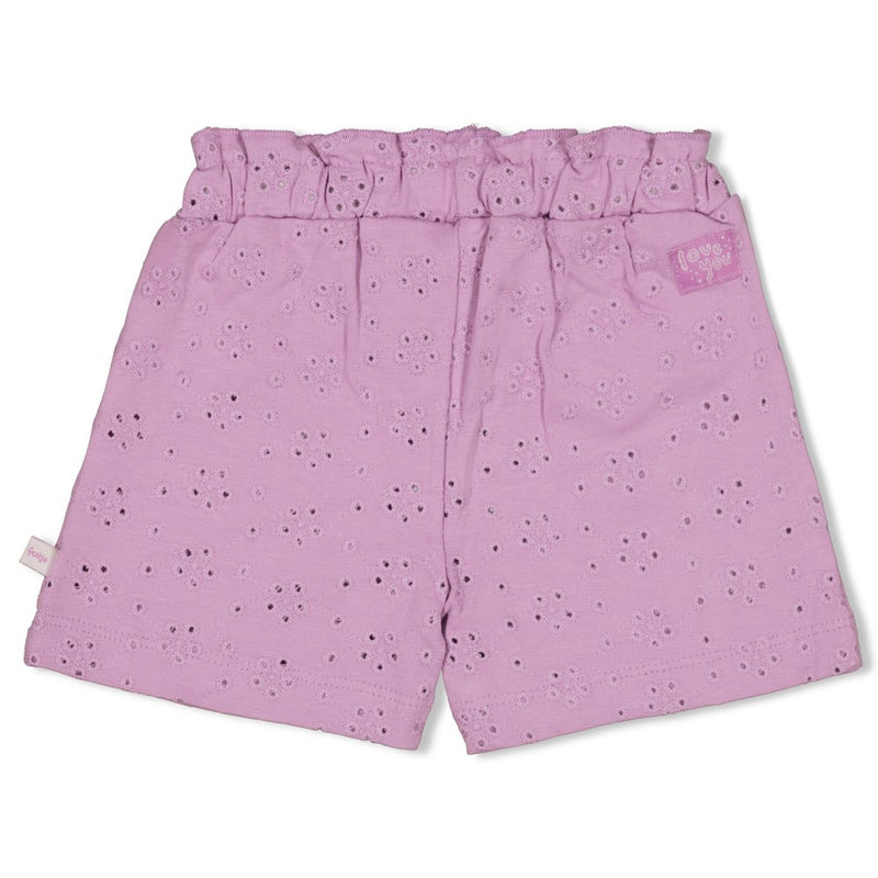 Feetje Short broderie Violet-Splash