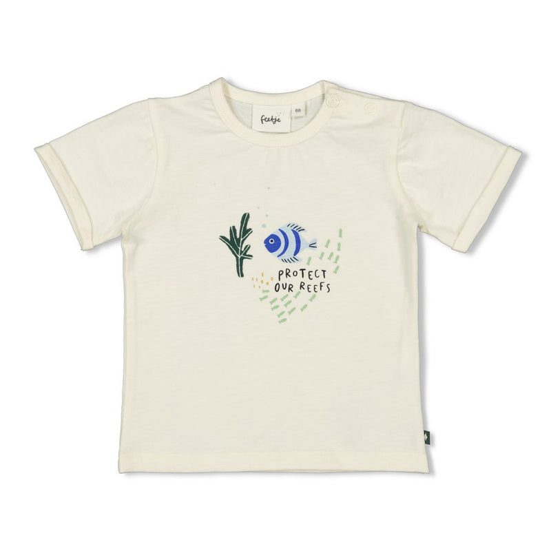 Feetje T-shirt Offwhite-Protect Our Reefs