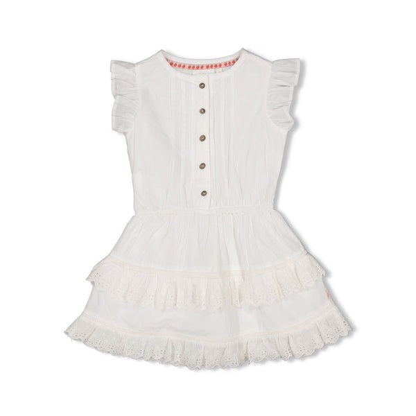 Jubel Jurk broderie anglaise Wit - Berry Nice