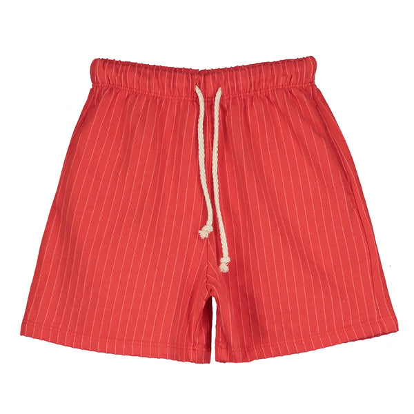 Lötiekids bermuda pockets solid red