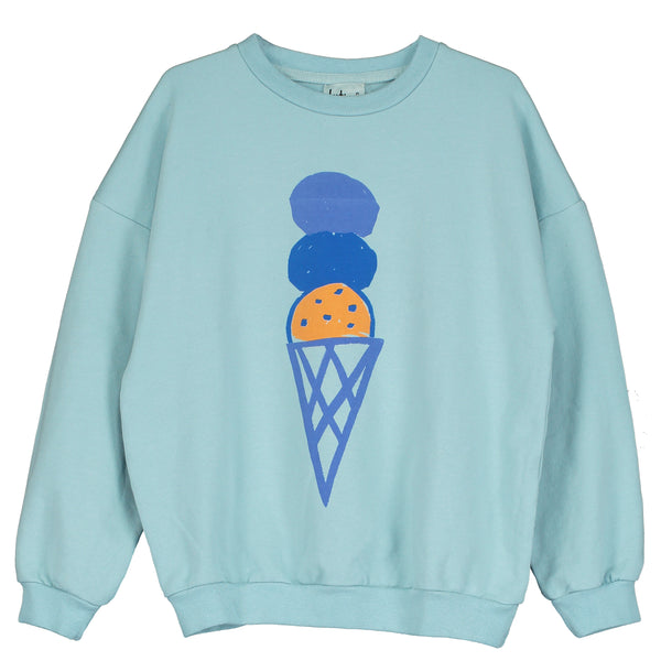 Lötiekids sweater ice cream sky blue