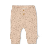 Feetje Broek rib AOP Sand - Cute Cookie