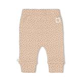 Feetje Broek rib AOP Sand - Cute Cookie